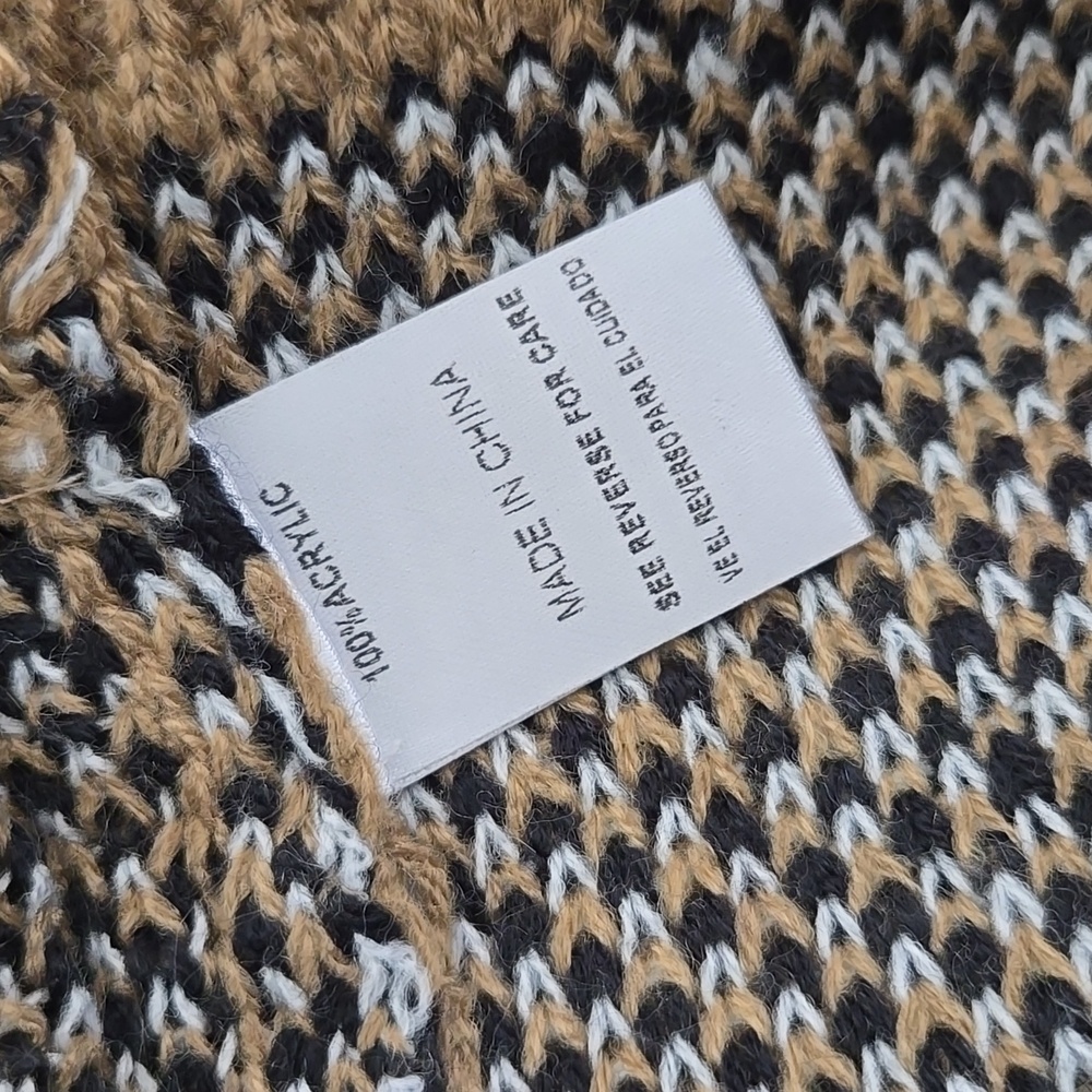NWOT Leopard Print Turtleneck Sweater Dress - Picture 7 of 7